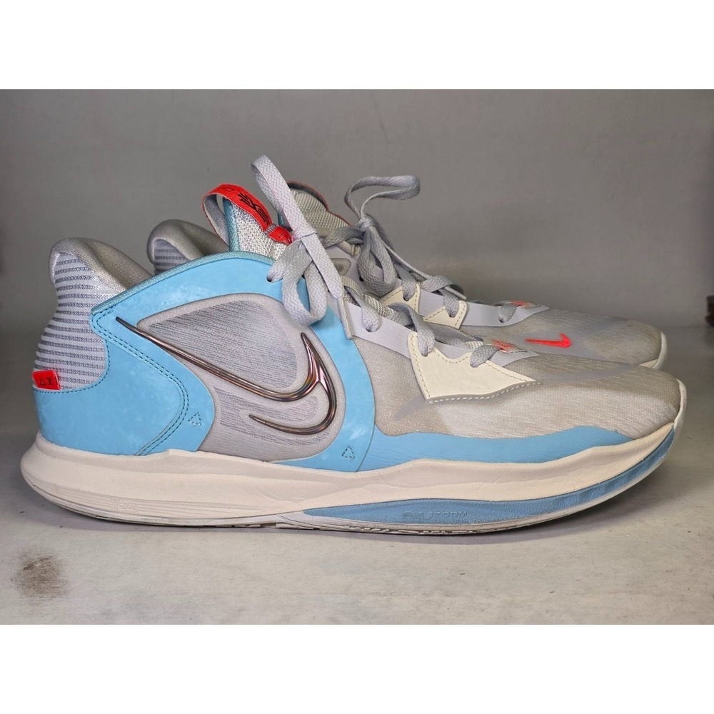 Nike Kyrie Low 5 Basketball Men's Sneakers Size 13 Gray Blue Football Shoes